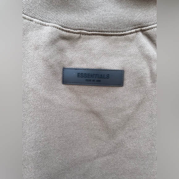 NWT Essentials Fear of God relaxed for crewneck sweatshirt, wood/brown size XXL - Picture 11 of 15
